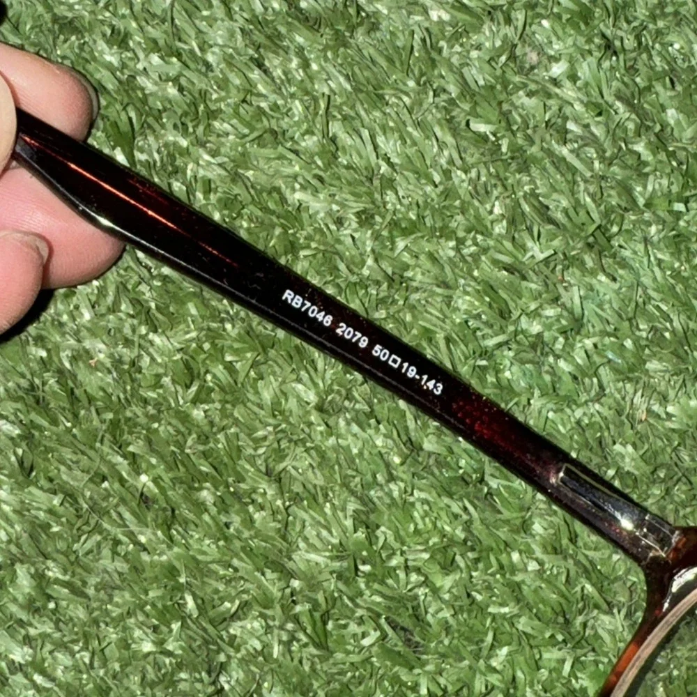 RAY BAN RB7046 2079 Tortoise Brown Eyeglasses 🤓 50/19/143‎ !